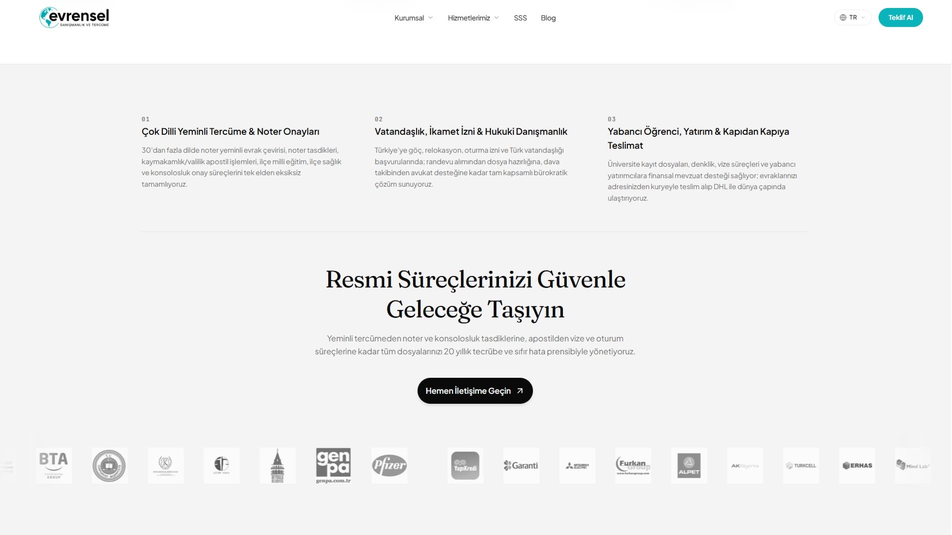 Universal Translation: Corporate Website and Document Tracking System