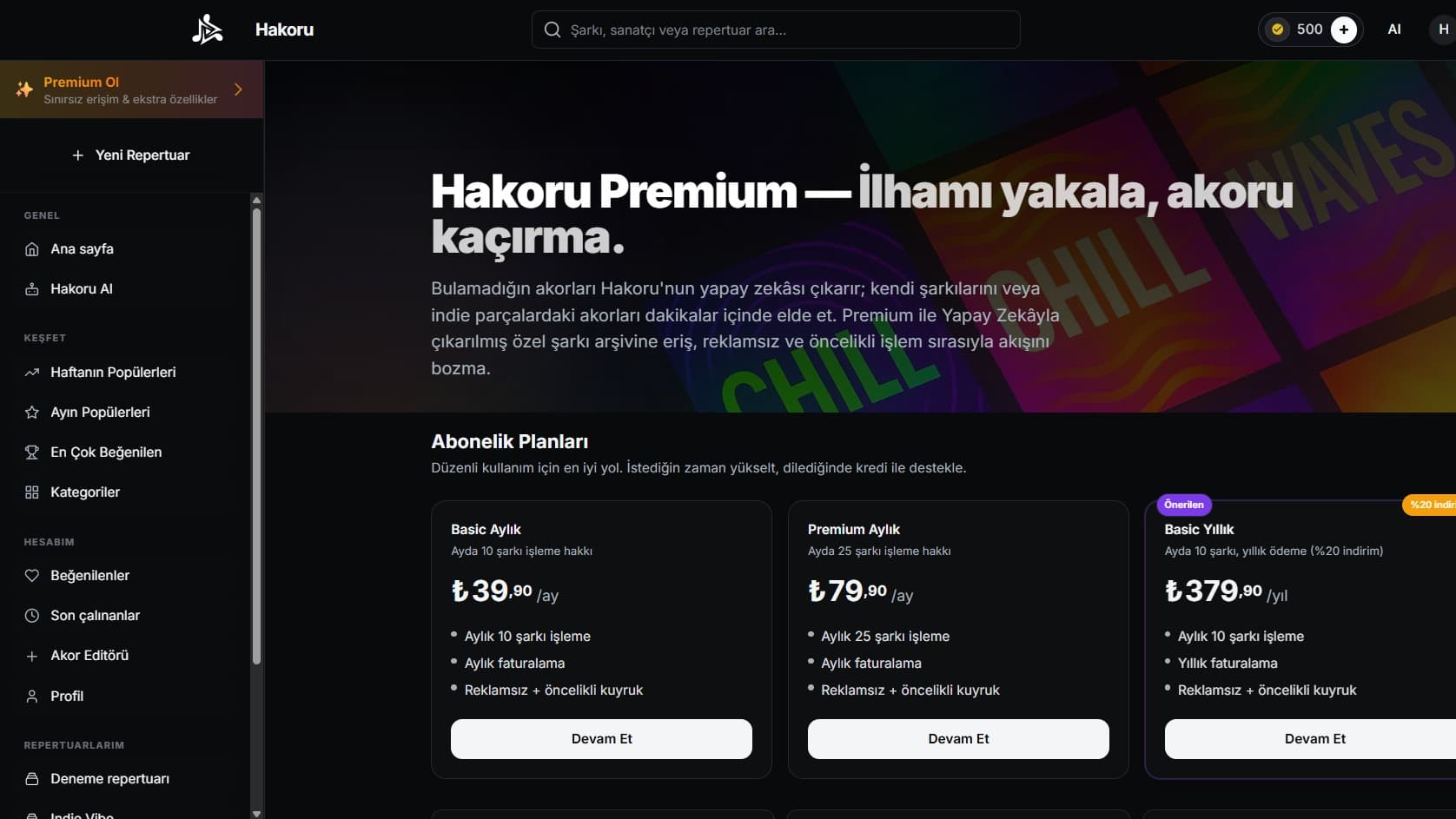 AI Destekli Müzik Kütüphanesi